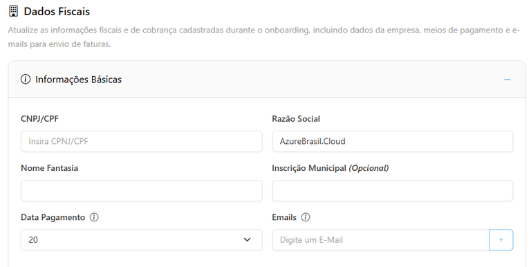 Identificação da Empresa