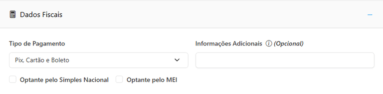 Opções Fiscais