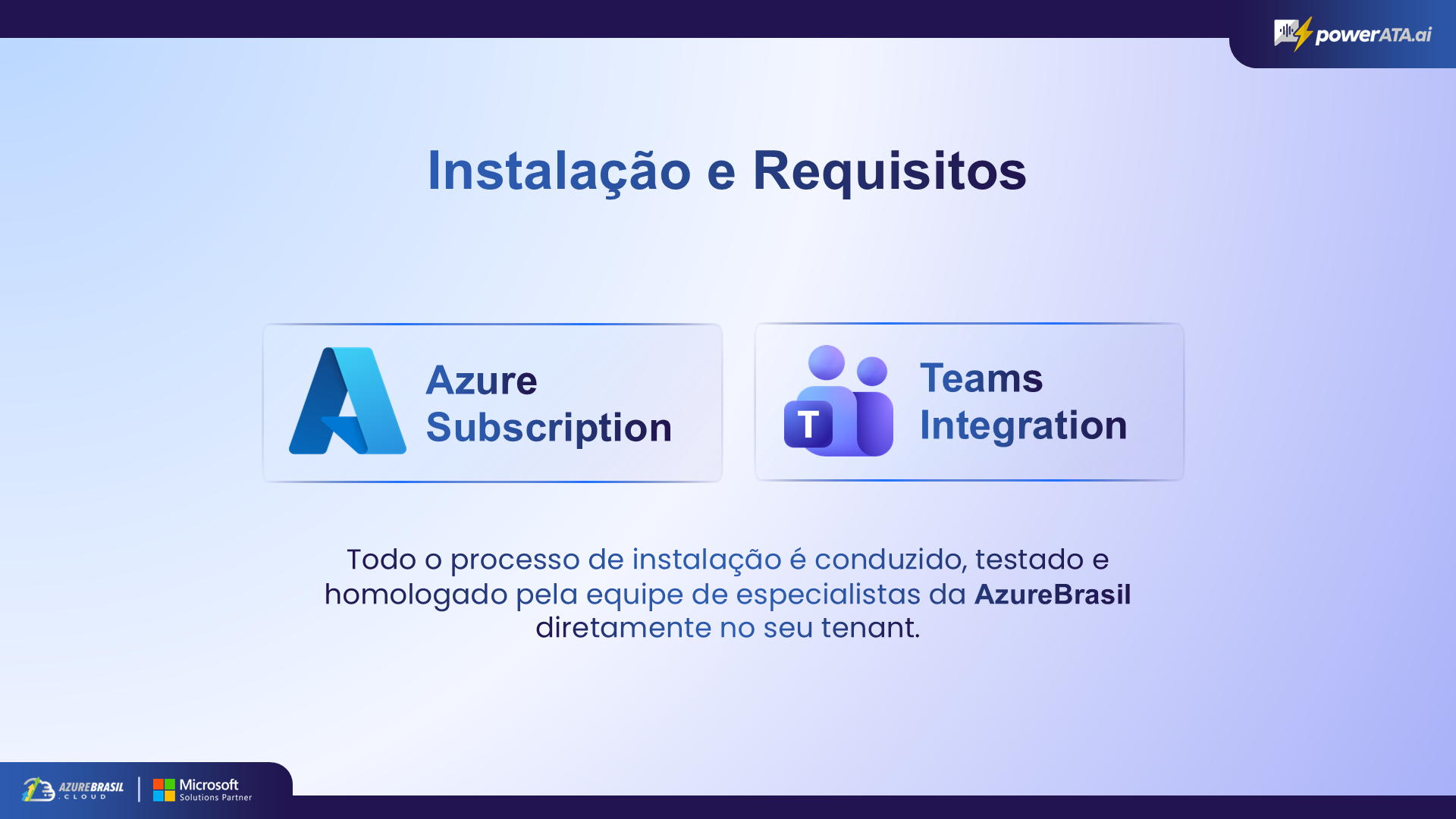Slide 8: Instalação e Requisitos