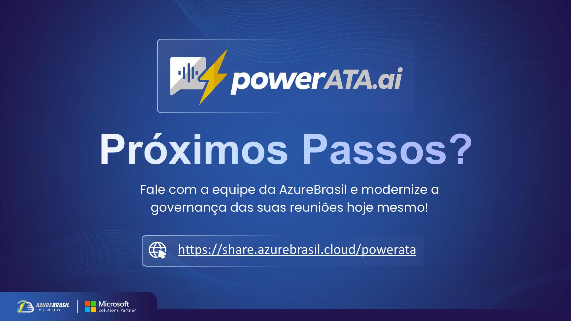 Slide 10: Próximos Passos?