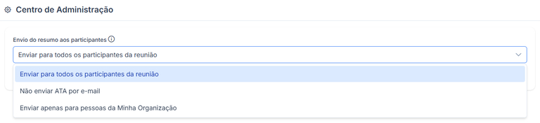 Tela de Configurações do Portal do Usuário