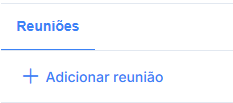 Projeto com reuniões já adicionadas